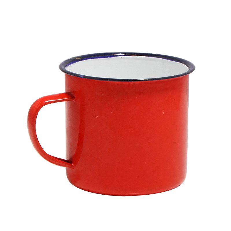 Useful Red Enamel Mug