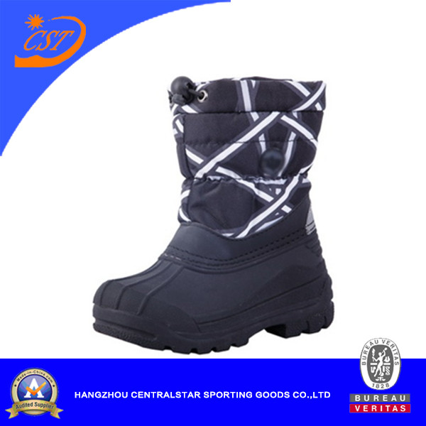 Fashion Oxford Fabric Upper Winter Snow Boots for Kids