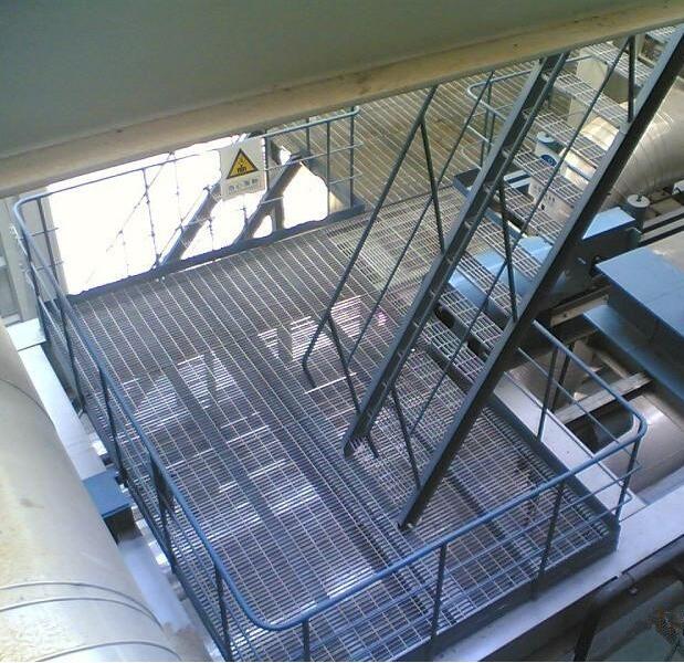 Hot DIP Galvanised Steel Grate Stairs