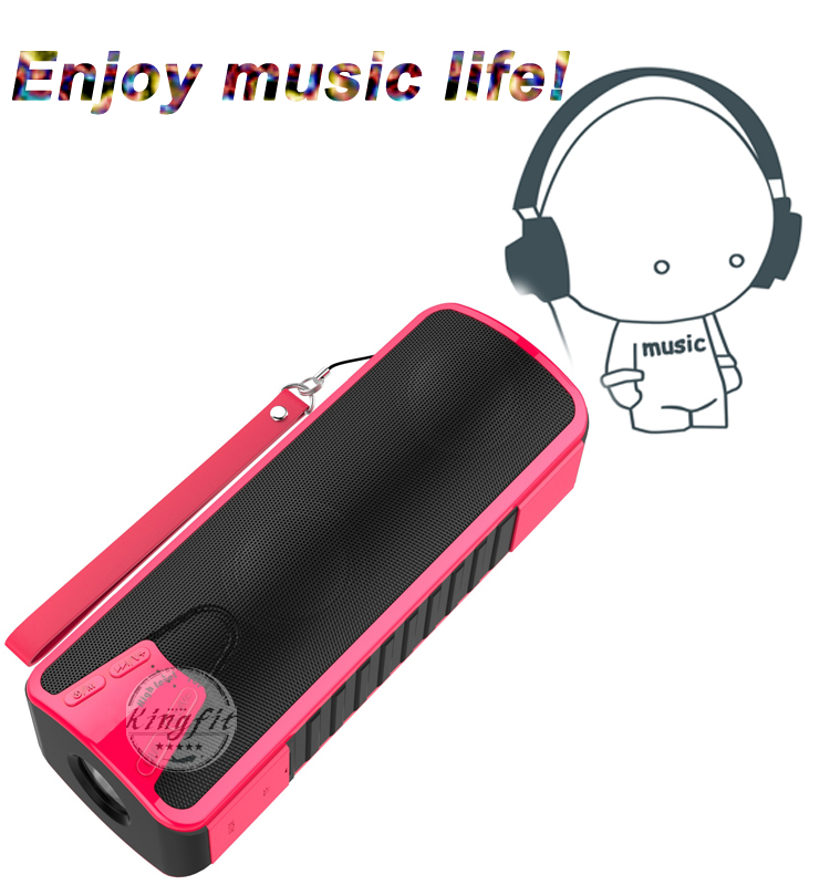 2016 New High Quality Power Bank Flashlight Outdoor Bluetooth Speaker