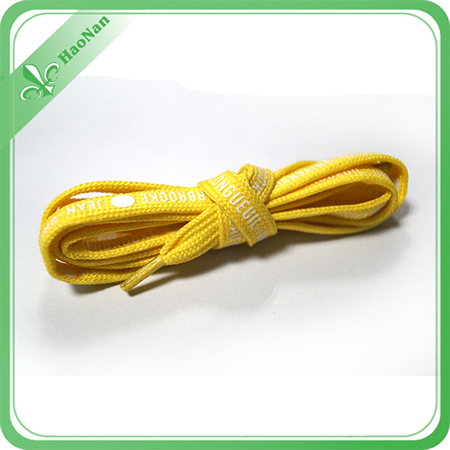 Customized Fabric Polyester Printed Shoelace for Clothes