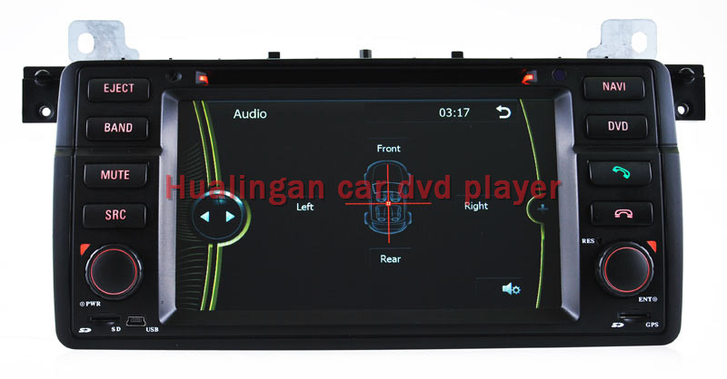 One DIN Car DVD Player for BMW 3 Series E46 GPS Navigation (HL-8788GB)