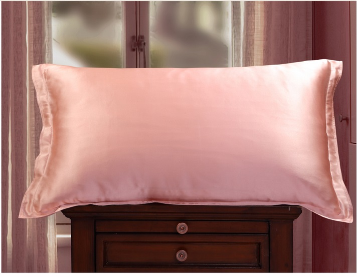 Soft 100% Pure Satin Silk Pillow Case for Home