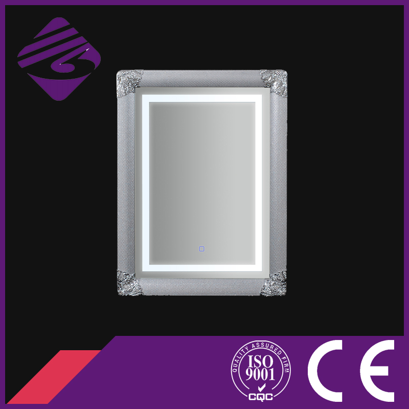 Jnh273-S Rectangle Wall Mounted Art Framed Bathroom Mirror with LED