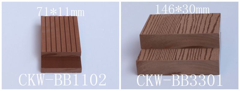 Solid WPC Composite Decking Boards 140mm X 25mm Intertek Tested