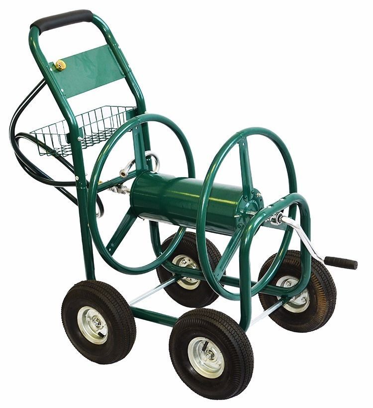 4 Wheel Garden Water Hose Reel Cart