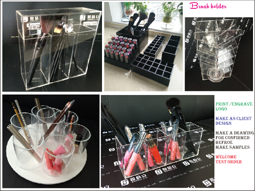 Acrylic Cosmetics Makeup and Jewelry Storage Case Display Sets