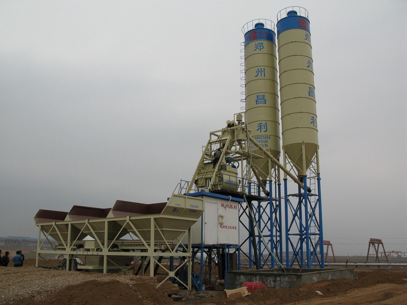 60m3/H Mobile Concrete Mixing Plant Price for Sale