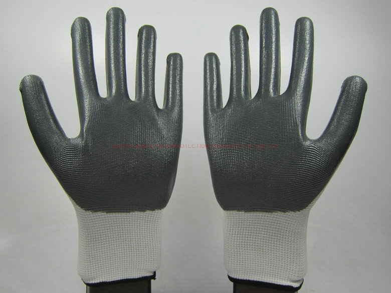 Nitrile Coated Labor Protective Industrial Working Gloves (NS001)