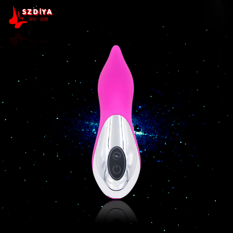 USB Rechargeable Sexy Silicone Vibrator for Women Dildo (DYAST071)