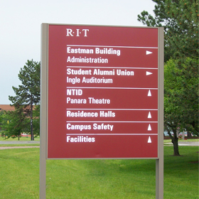 Road Stainless Steel Directory Signs