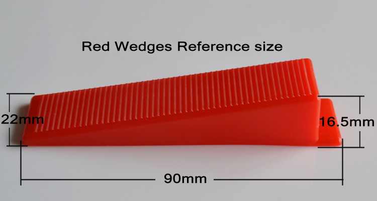 Red Wedge for 3-12mm Tile Leveling System