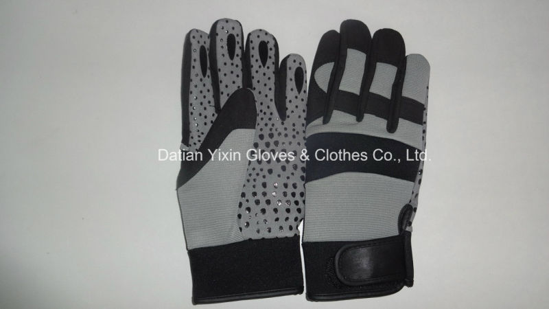 Work Glove-Safety Glove-Mechanic Glove-Gloves-Labor Glove-Synthetic Leather Glove