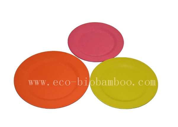 (BC-P2001) Bamboo Fiber Tableware Plate