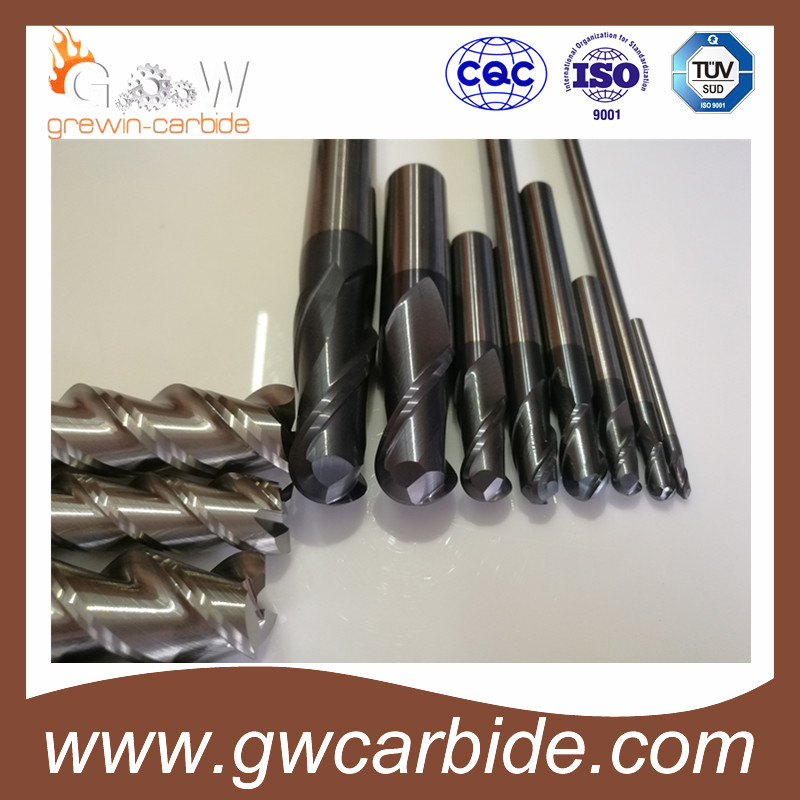 High Quality Tungsten Carbide End Mill 3 Flutes for Aluminium