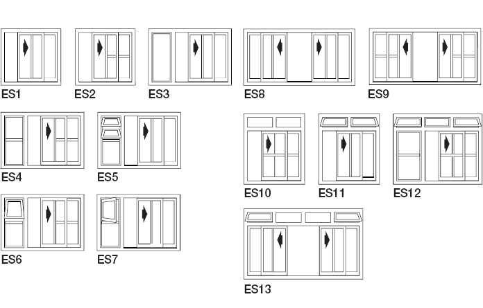 Casual Villas Light Tinted Glass Aluminium Sliding Windows and Doors