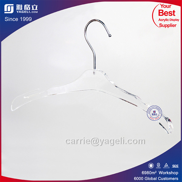 Yageli Wholesale New Design Acrylic Clothes Hanger