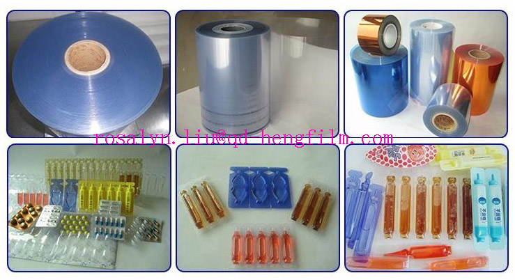 Blister Packaging Rigid PVC Film Pharma Grade 0.3mm Thick