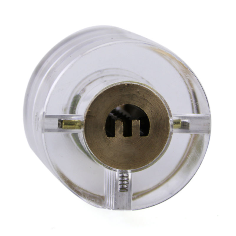 Transparent safety Door Lock Core (Semicircle Key)