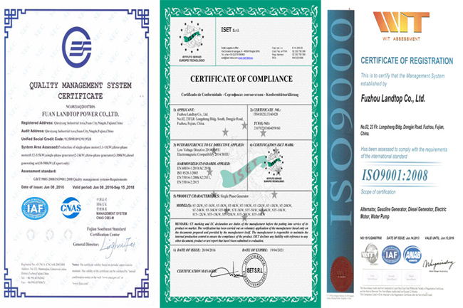 Synchronous Brushless AC Alternator with CE Certifications (5kVA~1500kVA)