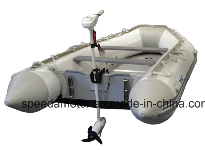 White 36lbs 8 Speed Electric Trolling Motor for Fishing Boat