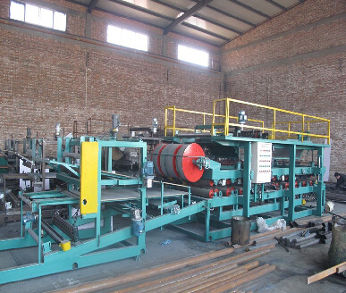 Steel Tile Rock Wool Sandwich Panel Line