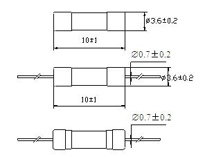 Micro Fuse 3*10 Ceramic Tube Time-Lag 218/219 Series