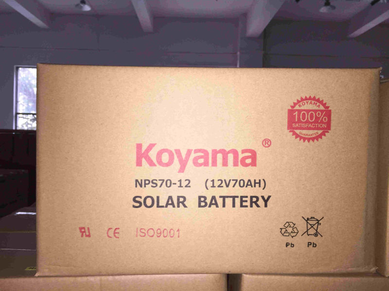 12V 70ah Deep Cycle Gel Solar Battery for Solar System