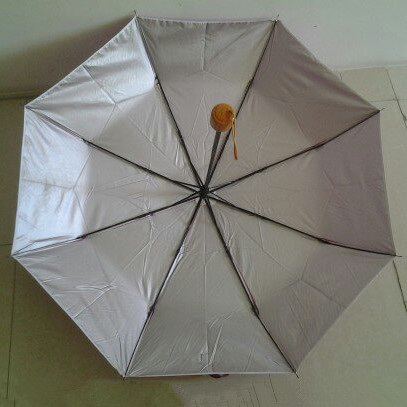 Three Fold Sliver Coated UV Protection Umbrella (YS-3F044A)