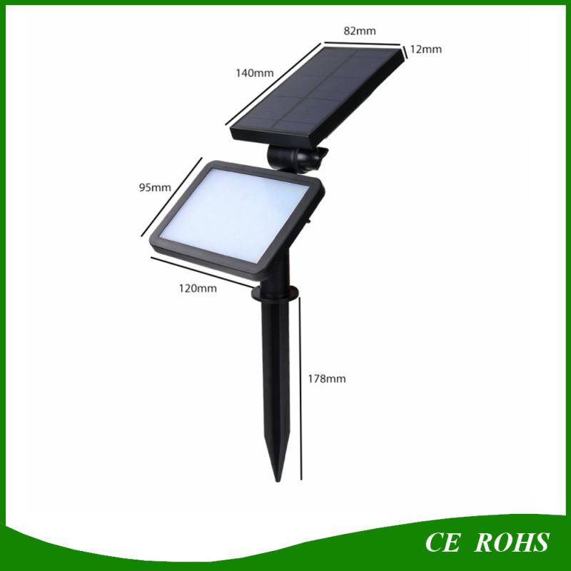 New Arrival 48 LED Solar Light Outdoor Waterproof Solar Power Spotlight Garden Lawn Lamp Landscape 5 Modes Spot Lights