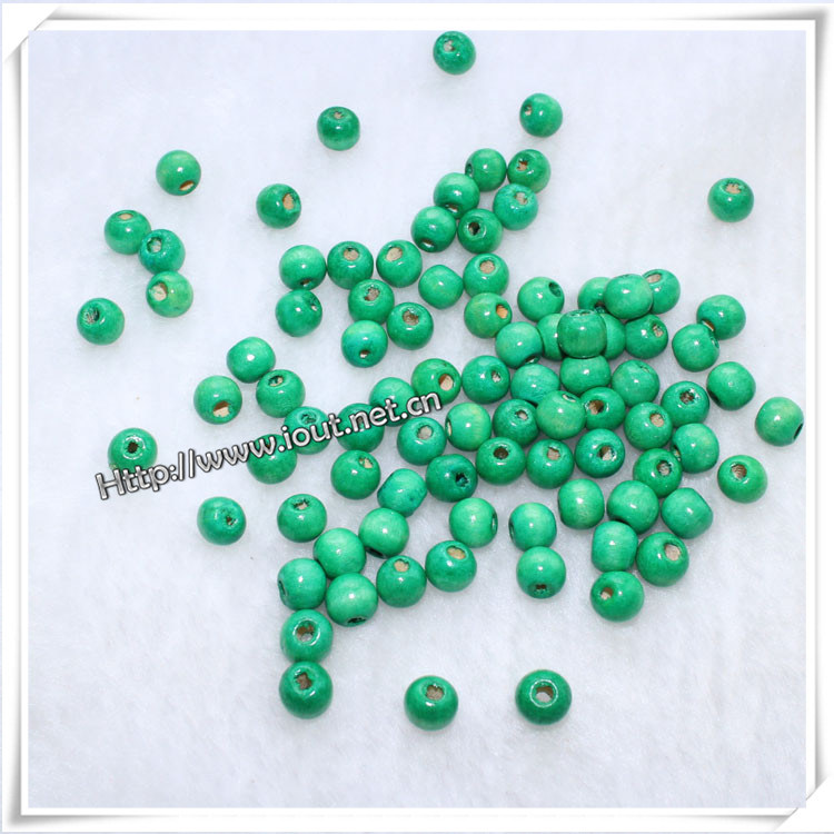 Wholesale Fashion Mixed Color Round Wooden Beads! High Quality Wooden Pendant (IO-wa060)