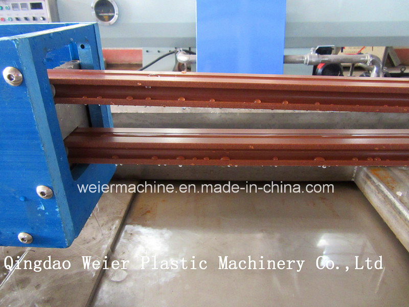 PE/PP Wood Plastic Composite Profile Extrusion Line