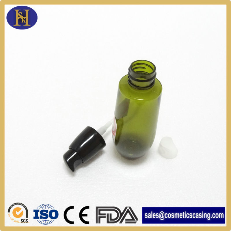 Cosmetic Professional Oil Bottle with Pump for Cosmetic Packaging