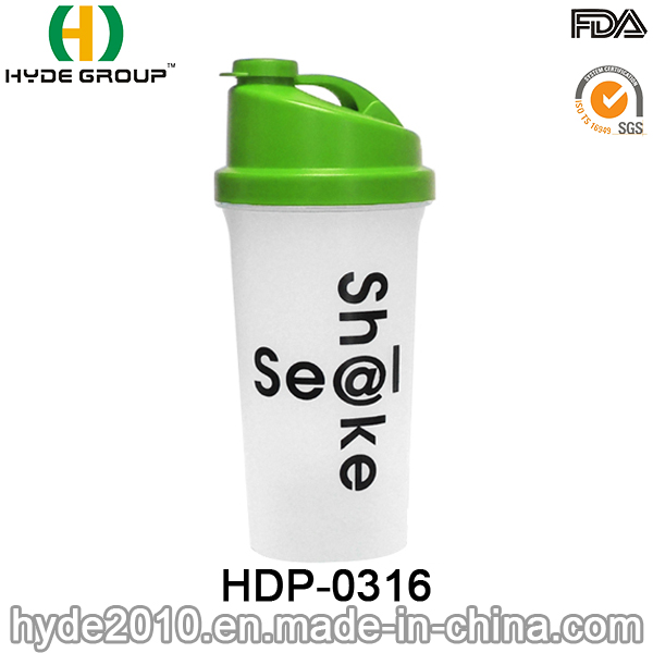 700ml Hot Sale Plastic PP Shaker Protein Water Bottle (HDP-0316)