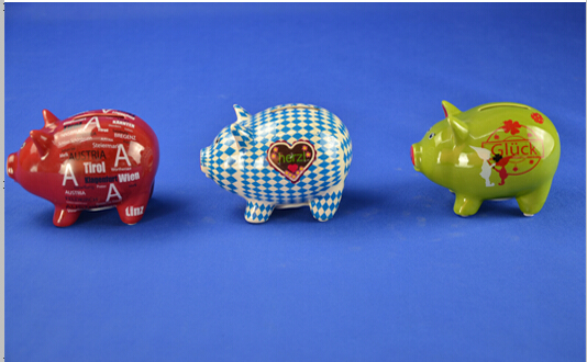 Lovely Color Pig Money Coin Bank for Children Gifts