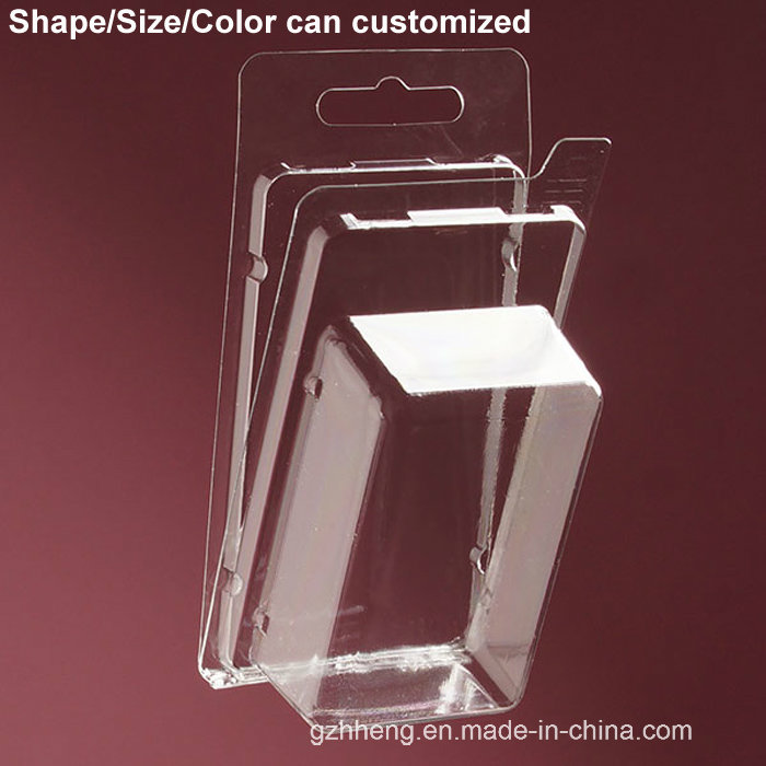 Eco-friendly clear blister clamshell box (PVC box)