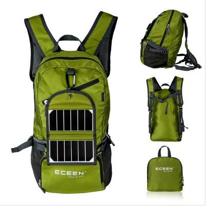 Fashion Foldable Solar Backpack with Solar Panel Charger (SB-158)