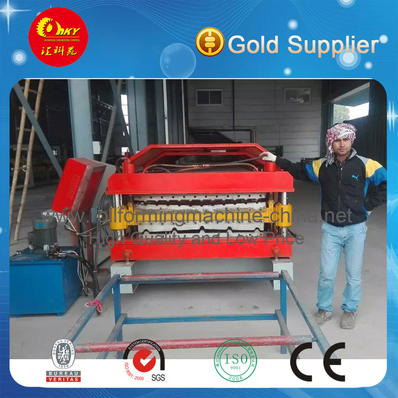 Hky Double Layer Metal Roof Tile Roll Forming Machine