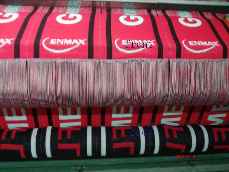 Acrylic Single Layer Promotion Woven Jacquard Fans Football Scarf