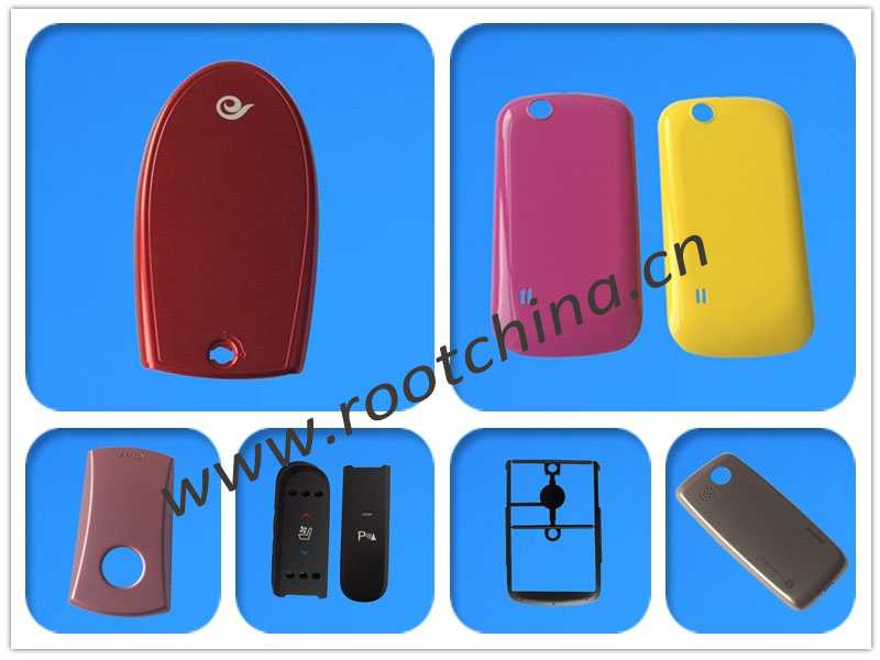 Electronics Plastic Part with Spray Coating