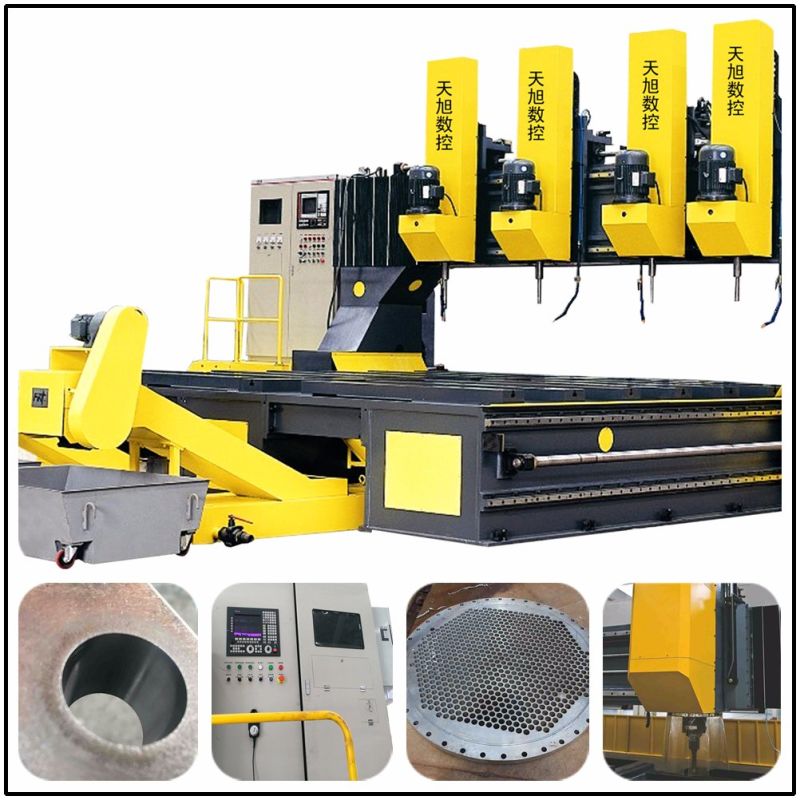 heat exchanger drilling machine