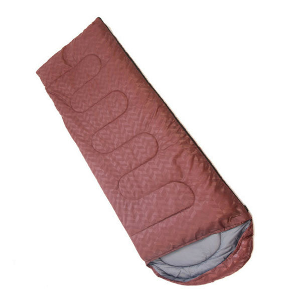 Reddish Brown Embossed Hollow Cotton Sleeping Bag