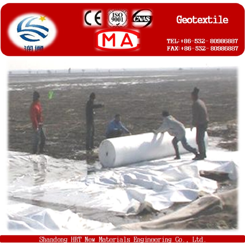 Pet/PP Non-Woven Woven Geotextile Road Construction with Ce