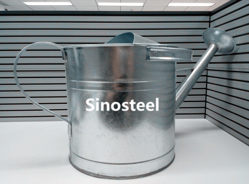 Galvanized Zinc Metal Watering Can 9L