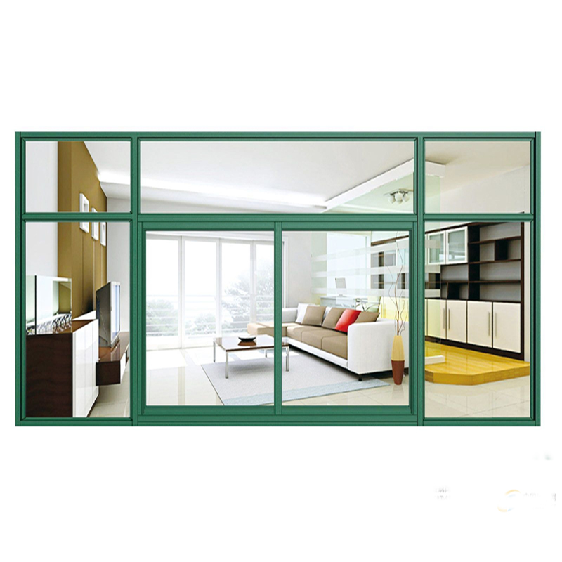 Feelingtop Safety Laminated Glass Aluminium Sliding Screen Window (FT-W80/126)