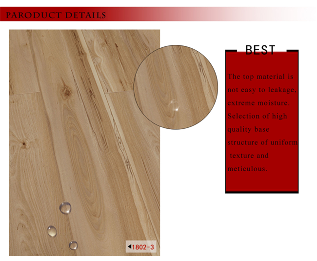 12.3mm E1 HDF AC4 Pearl Oak Wood Wooden Laminate Laminated Flooring