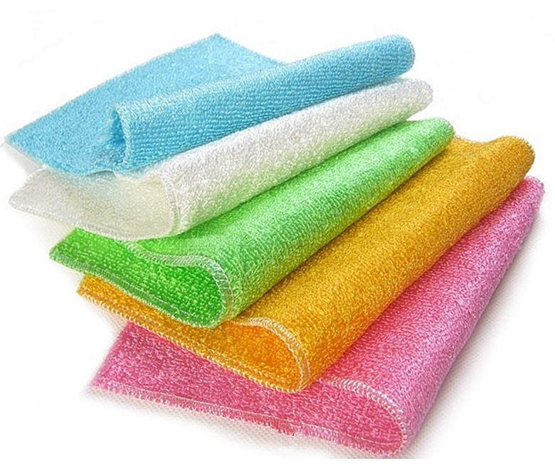 100%Bamboo Fiber Dishcloths Cleaning kitchen Products Manfuacture