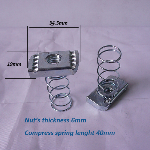 China Manufacturer High Quality Channel Spring Nut