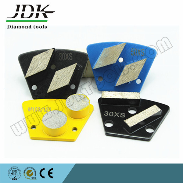 Concrete Grinding Rectangle Diamond Segments Grinding Pads