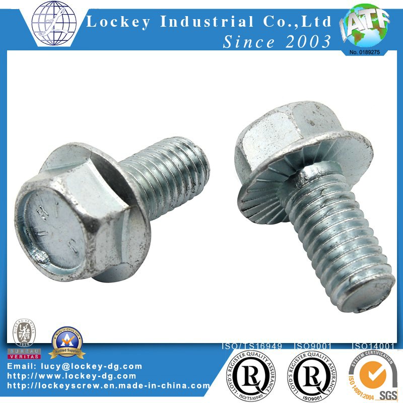 Flange Head Bolt for Machine Flange Bolt Hex Flange Bolt Flange Screw